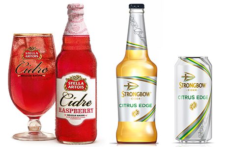 Flavoured ciders heavily dominated beer, wines and spirits launches in 2014 with Stella Artois Cidre Raspberry and Strongbow Citrus Edge among the most successful of the year’s new drinks.