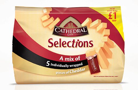 Dairy Crest’s Cathedral City Selections Mini Bag £1 PMP.