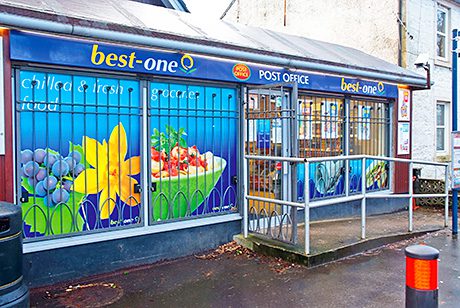The Best-one Store and Post Office in Cardross in Dunbartonshire. Wendy Morrell bought the store 14 years ago and has overseen three refits.