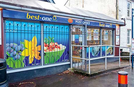 The Best-one Store and Post Office in Cardross in Dunbartonshire. Wendy Morrell bought the store 14 years ago and has overseen three refits.