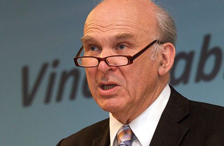 Business secretary Vince Cable agreed 3%. Picture: Duncan Phillips CASS