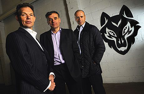 Traditional Scottish Ales is now the Black Wolf Brewery. Pictured above left to right are directors: Graham Coull, Andrew Richardson, and Carlo Valente.