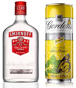 Spirits can play a major role in summer drinks argues giant drinks company Diageo. Fractional sized bottles such as 35ml, PMPs and chilled, ready-to- drink pre-mixes can all help boost c-store sales, it says.
