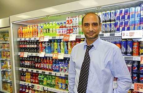 Iqbal Sadiq of Spar in Maryhill Road, Glasgow. PMPs often increase sales and they are popular with consumers especially on branded lines, he has found. But he tries to avoid stocking PMPs of cigarettes 10-packs.