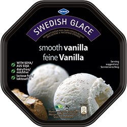 Swedish Glace, owned by Unilever, offers dairy-free dessert options.