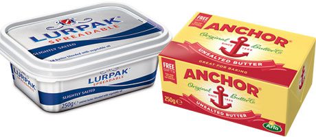 Anchor block butter is the biggest seller in the UK according to Kantar figures. The research company also measures Lurpak Spreadable, in 250g and 500g tubs, as the top two spreadable butters. Graham’s says Kantar shows its block butter is the fastest-selling brand in Scotland.