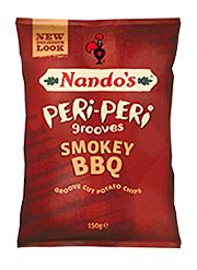 Nando’s is introducing a 90g PMP pack of Spicy Chicken and Sizzling Hot Peri-Peri Grooves at £1. 
