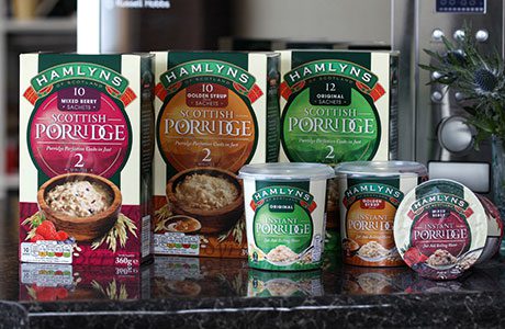 Hamlyns of Scotland is sponsor on STV of the daytime TV show Let’s Do Lunch. The campign is a key part of the marketing activity behind its Scottish Porridge Sachets and Porridge Pots.