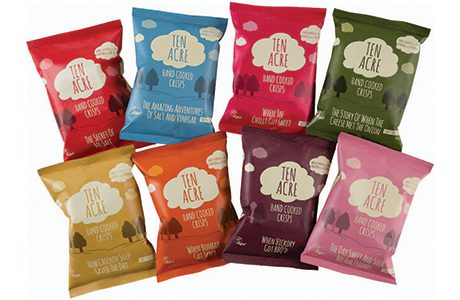 Ten Acre crisps provide an example of a gluten and dairy-free product moving into the mainstream, according to owner Yumsh Snacks