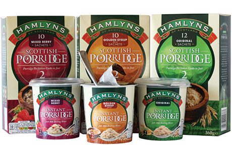 Hamlyns of Scotland is a key Scottish brand and a JFK Partnership client. Recently the partners worked closely together to launch the  new Hamlyns of Scotland  range of porridge pots and sachets. 