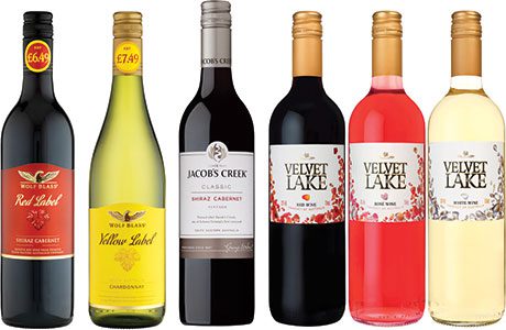 Treasury Wine Estates says PMPs on brands including Wolf Blass and Lindeman’s have increased rate of sale. Pernod Ricard says Jacob’s Creek will be at the heart of its activity this year. New Australian range Velvet Lake is now in c-stores.