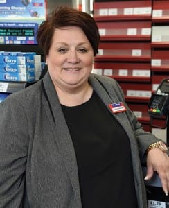 Store manager Kat Ward 