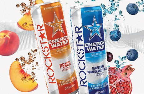 Rockstar Energy Water Trade Image Plain Packs