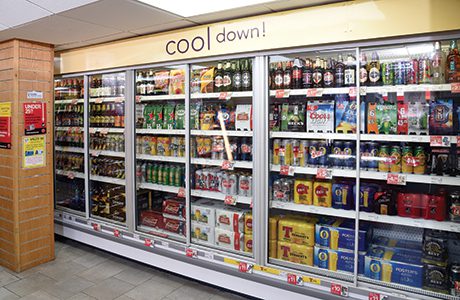 The store’s new beer chiller has already helped boost sales of beer and cider.