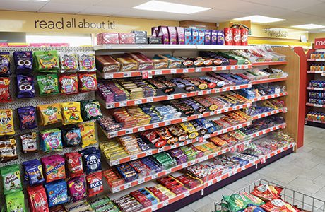 Broadway Premier’s confectionery section has received a lot of attention ahead of the arrival of Aldi, being re-merchandised with the addition of a new pick’n’mix section.  A lot of work has also been carried out in crisps and snacks, previously a big seller on Fridays and Saturdays, but which Linda says is now doing well every night of the week.