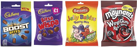 Split chocolate and sugar confectionery on the fixture, says Mondelez International. It says sugar confectionery should be divided into two sub-categories: traditional and family favourites as research has shown that where bags are divided into those segments, sales increased by 37%. 