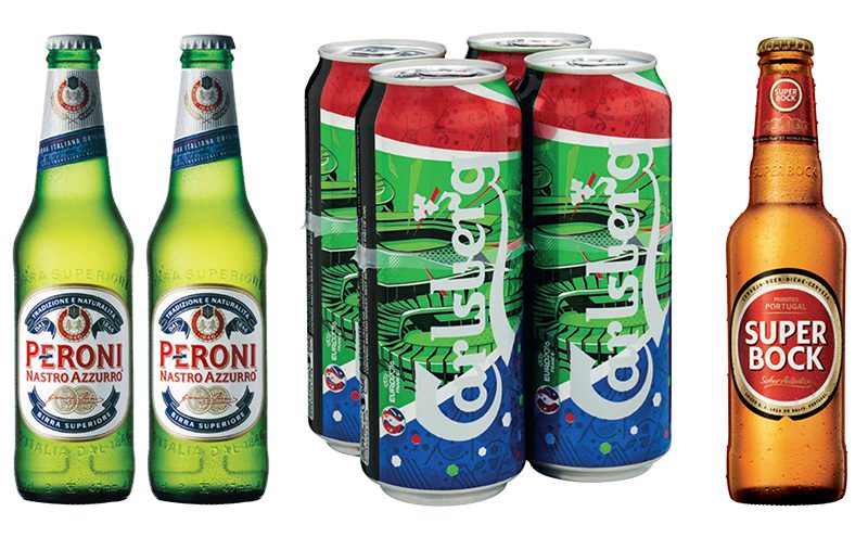 Peroni, which has shown good growth in Scotland, provides stores with a flavour of Italy. Carlsberg is official beer of Euro 2016 and has special packs, display units and POS. And Super Bock, available through Brookfield Drinks, is one of the main beers of Portugal.