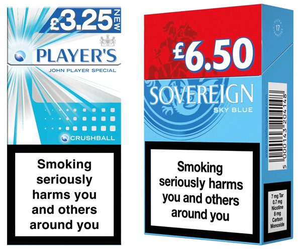 Since 20 May this year tobacco firms have no longer been able to produce 10s 17s 18s or any cigarettes packs of less than 20 sticks for EU markets. The minimum production size for rolling tobacco packs is now 30g. By 20 May next year retailers will have to stop selling packs that don’t meet the new rules. It also looks increasingly likely that in the UK standardised packs (often called plain packs) will be the only cigarette and tobacco packs allowed to be sold.