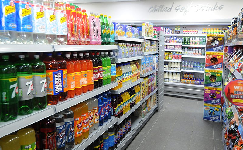 Aimed at attracting basket shoppers, Merlin Park Keystore carries a broad range of competitively-priced food, including a good frozen range. Cigarettes are under the counter. Deals are highlighted in promo end bays.