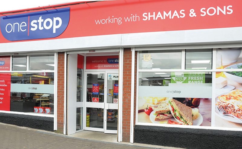 Shamas & Sons in Oakley in Fife after its transformation into a One Stop franchised store earlier this year. 