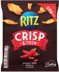 Ritz Crisp & Thin: launched as sales of standard crisps show declines.