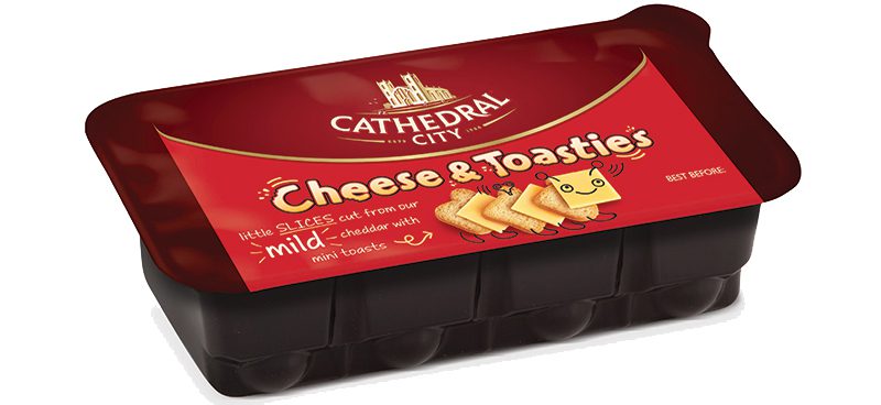 Dairy Crest has identified snacking as an area of potential cheese growth and has created a range of Cathedral City snacks specifically for children. 