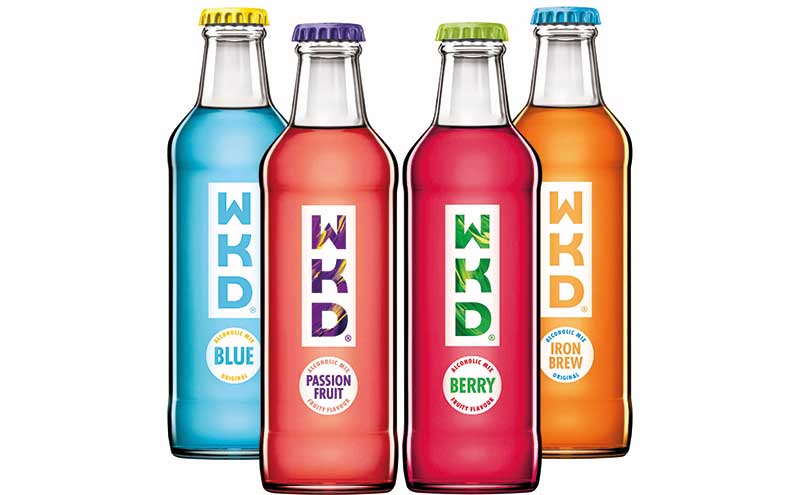Reinvented WKD, rolling out from next month.