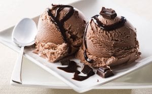 Chocolate-ice-cream-and-sauce