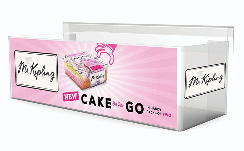 Premier Foods recommends that retailers should stock its Cake on the Go  range in its branded units next to other food-to-go items like confectionery.