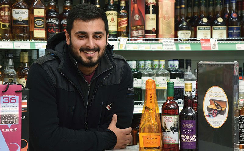 Faisal Naseem has stocked up on leading spirits brands for the Christmas season, and is confident they will do well, but advises offering a few premium products with a festive theme to grab the interest of customers.